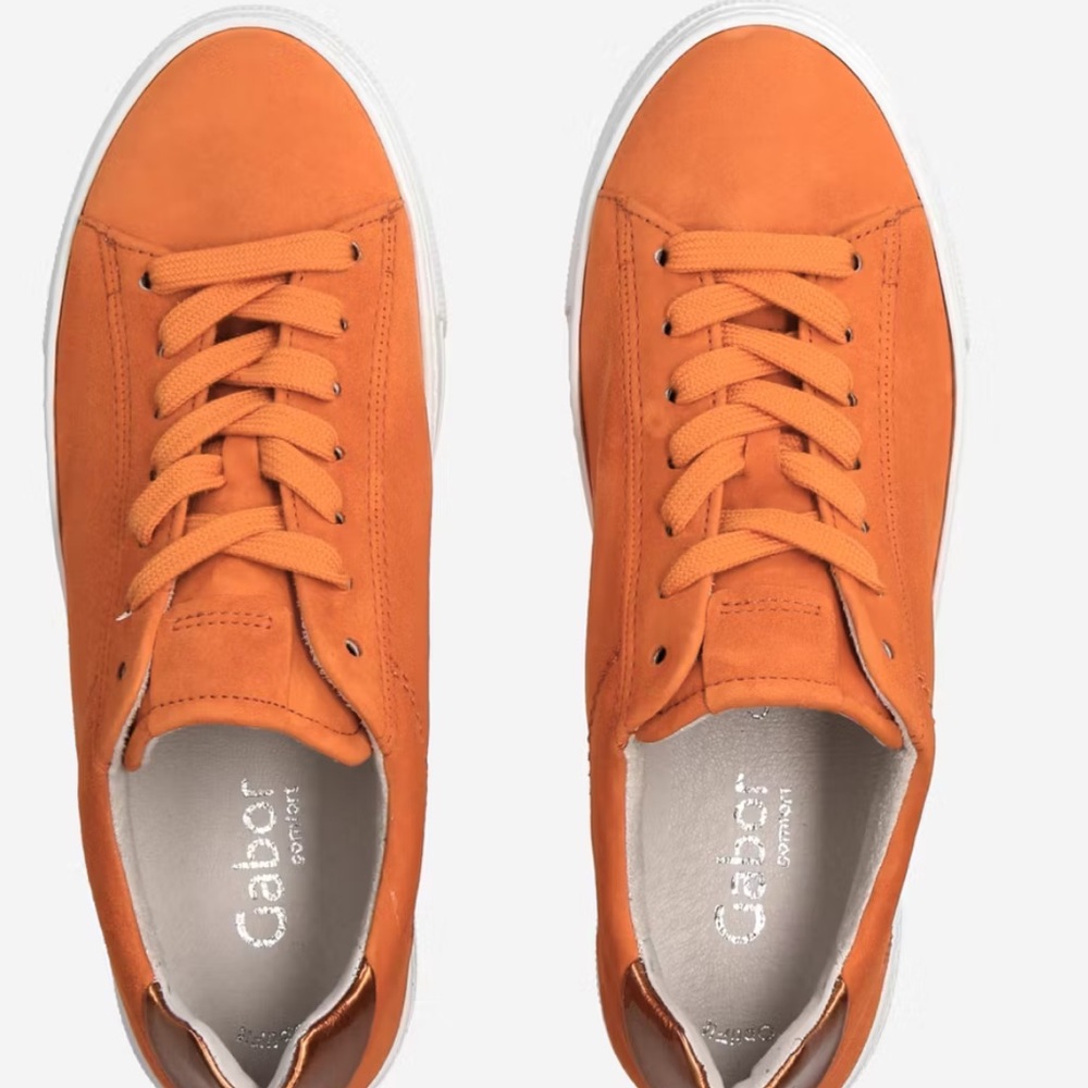 🧡NWT GABOR ART 6.460 ORANGE SNEAKERS SIZE MENS 7/ WOMENS 9 - Picture 5 of 16